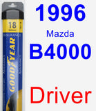 Driver Wiper Blade for 1996 Mazda B4000 - Assurance