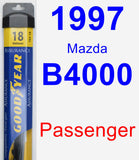 Passenger Wiper Blade for 1997 Mazda B4000 - Assurance