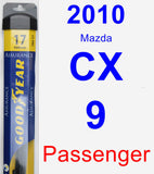 Passenger Wiper Blade for 2010 Mazda CX-9 - Assurance