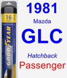 Passenger Wiper Blade for 1981 Mazda GLC - Assurance