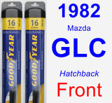 Front Wiper Blade Pack for 1982 Mazda GLC - Assurance