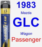 Passenger Wiper Blade for 1983 Mazda GLC - Assurance