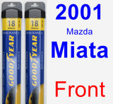 Front Wiper Blade Pack for 2001 Mazda Miata - Assurance