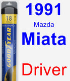 Driver Wiper Blade for 1991 Mazda Miata - Assurance