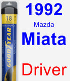 Driver Wiper Blade for 1992 Mazda Miata - Assurance