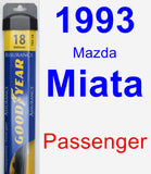 Passenger Wiper Blade for 1993 Mazda Miata - Assurance