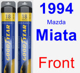 Front Wiper Blade Pack for 1994 Mazda Miata - Assurance