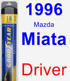 Driver Wiper Blade for 1996 Mazda Miata - Assurance