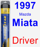 Driver Wiper Blade for 1997 Mazda Miata - Assurance