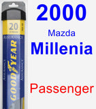 Passenger Wiper Blade for 2000 Mazda Millenia - Assurance