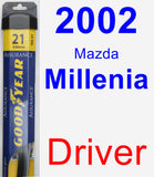 Driver Wiper Blade for 2002 Mazda Millenia - Assurance