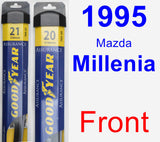 Front Wiper Blade Pack for 1995 Mazda Millenia - Assurance