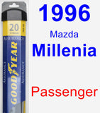 Passenger Wiper Blade for 1996 Mazda Millenia - Assurance