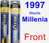 Front Wiper Blade Pack for 1997 Mazda Millenia - Assurance