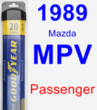 Passenger Wiper Blade for 1989 Mazda MPV - Assurance