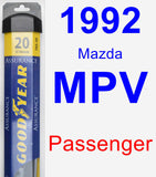 Passenger Wiper Blade for 1992 Mazda MPV - Assurance