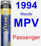 Passenger Wiper Blade for 1994 Mazda MPV - Assurance