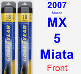 Front Wiper Blade Pack for 2007 Mazda MX-5 Miata - Assurance