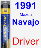 Driver Wiper Blade for 1991 Mazda Navajo - Assurance