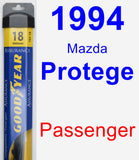 Passenger Wiper Blade for 1994 Mazda Protege - Assurance