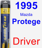 Driver Wiper Blade for 1995 Mazda Protege - Assurance