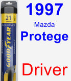 Driver Wiper Blade for 1997 Mazda Protege - Assurance