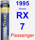 Passenger Wiper Blade for 1995 Mazda RX-7 - Assurance