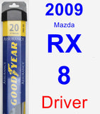 Driver Wiper Blade for 2009 Mazda RX-8 - Assurance