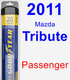 Passenger Wiper Blade for 2011 Mazda Tribute - Assurance