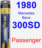 Passenger Wiper Blade for 1980 Mercedes-Benz 300SD - Assurance