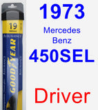 Driver Wiper Blade for 1973 Mercedes-Benz 450SEL - Assurance