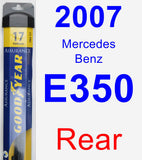 Rear Wiper Blade for 2007 Mercedes-Benz E350 - Assurance
