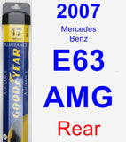 Rear Wiper Blade for 2007 Mercedes-Benz E63 AMG - Assurance
