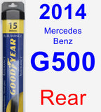 Rear Wiper Blade for 2014 Mercedes-Benz G500 - Assurance