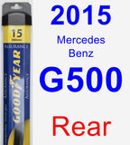 Rear Wiper Blade for 2015 Mercedes-Benz G500 - Assurance