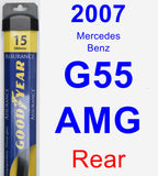 Rear Wiper Blade for 2007 Mercedes-Benz G55 AMG - Assurance