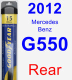 Rear Wiper Blade for 2012 Mercedes-Benz G550 - Assurance