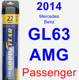 Passenger Wiper Blade for 2014 Mercedes-Benz GL63 AMG - Assurance