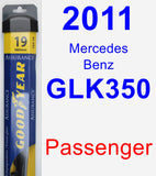 Passenger Wiper Blade for 2011 Mercedes-Benz GLK350 - Assurance