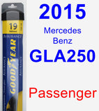 Passenger Wiper Blade for 2015 Mercedes-Benz GLA250 - Assurance