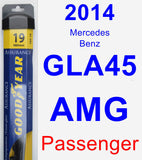 Passenger Wiper Blade for 2014 Mercedes-Benz GLA45 AMG - Assurance