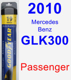 Passenger Wiper Blade for 2010 Mercedes-Benz GLK300 - Assurance