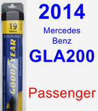 Passenger Wiper Blade for 2014 Mercedes-Benz GLA200 - Assurance