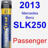 Passenger Wiper Blade for 2013 Mercedes-Benz SLK250 - Assurance