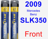 Front Wiper Blade Pack for 2009 Mercedes-Benz SLK350 - Assurance