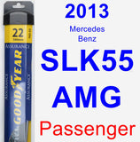 Passenger Wiper Blade for 2013 Mercedes-Benz SLK55 AMG - Assurance