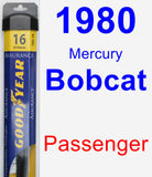 Passenger Wiper Blade for 1980 Mercury Bobcat - Assurance