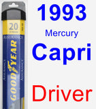 Driver Wiper Blade for 1993 Mercury Capri - Assurance