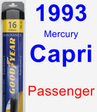 Passenger Wiper Blade for 1993 Mercury Capri - Assurance