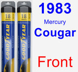 Front Wiper Blade Pack for 1983 Mercury Cougar - Assurance